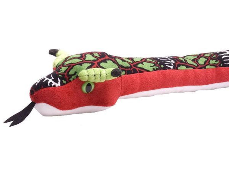 Wild Republic Colourful Plush Snake Dragonbone 137 cm