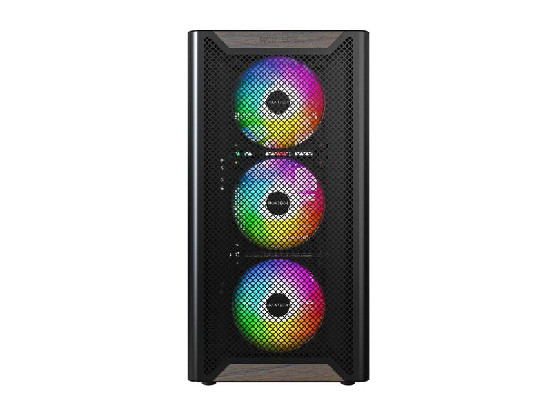 Montech XR Wood Black - Gehäuse - Miditower - Schwarz