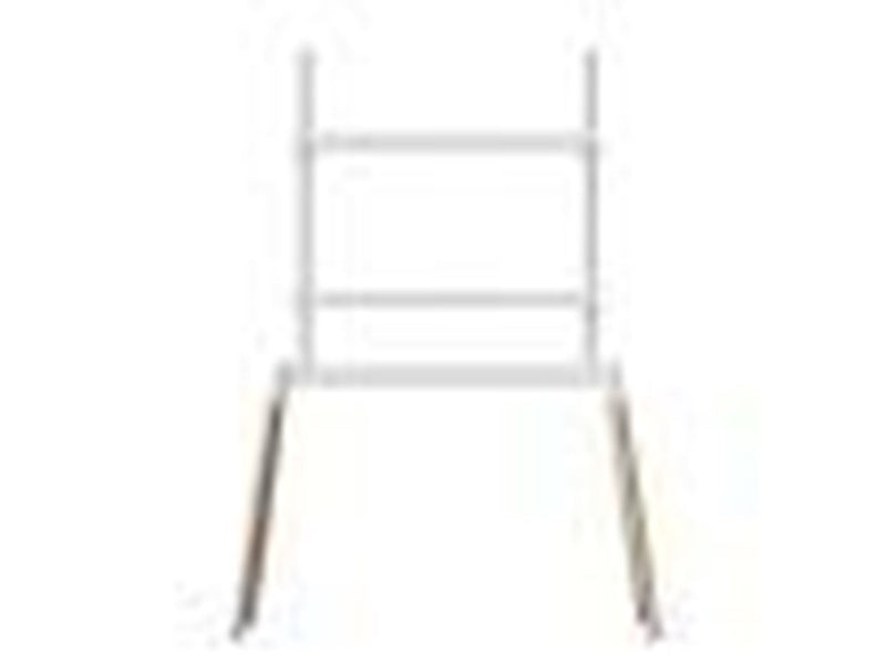 Gembird TV floor stand 55" - 86" white/wood