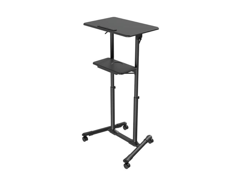 Gembird Mobile lecture desk with caster wheels black