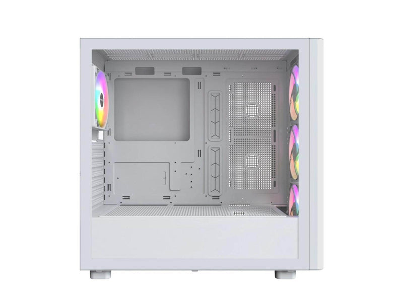 Montech XR Wood White - Gehäuse - Miditower - Weiß