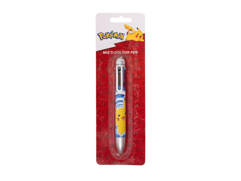 Euromic POKÉMON Multi-colour pen on blistercard 1 pen packed on blistercard (each pen with 6 diff.colours)
