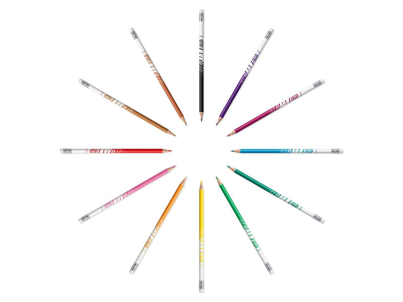 BIC Kids Evolution Erasable Colored Pencils 12 pcs.