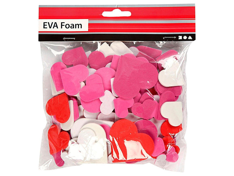 Creativ Company - Foam shapes Hearts Self-adhesive 200 pcs.