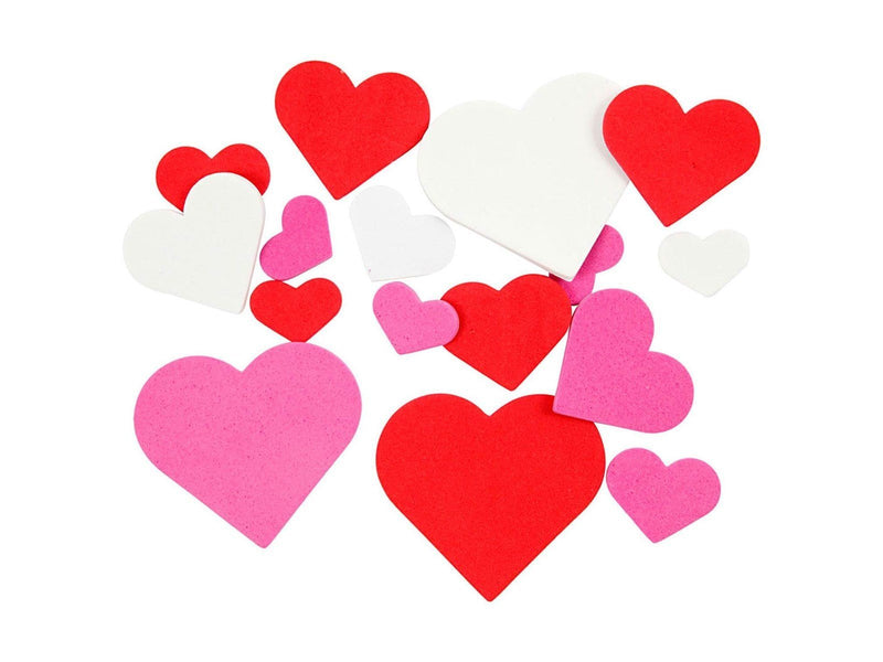 Creativ Company - Foam shapes Hearts Self-adhesive 200 pcs.