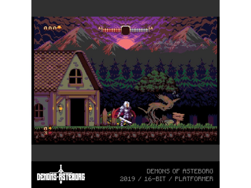 Demons of Asteborg/Astebros - Evercade - Action - PEGI 12