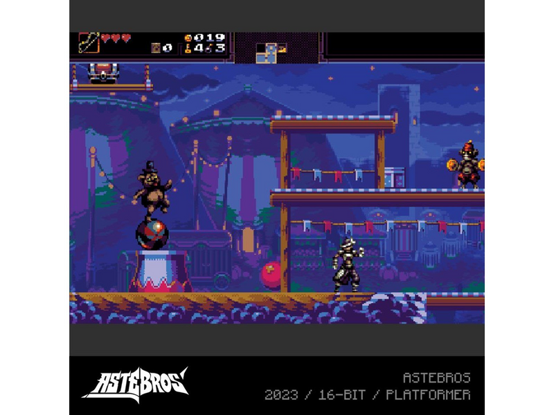 Demons of Asteborg/Astebros - Evercade - Action - PEGI 12