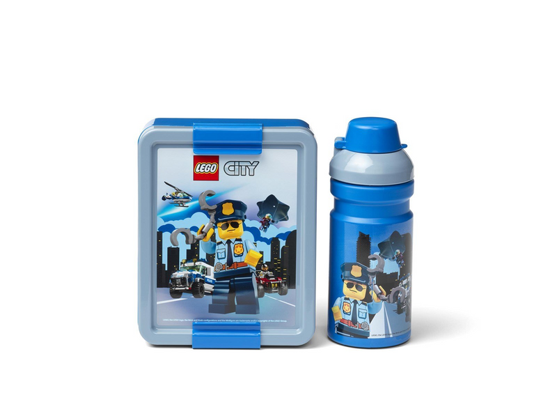 Euromic LEGO® Lunch Set - box & bottle 390 ml - LEGO® City