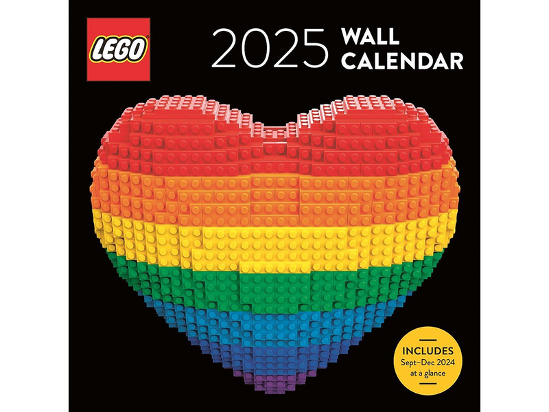 Euromic LEGO®Wall Calendar 2025 - Rainbow Heart
