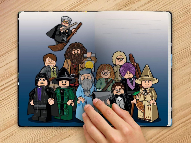 Euromic LEGO® Branded Retail Harry Potter™ Notebook 21x14