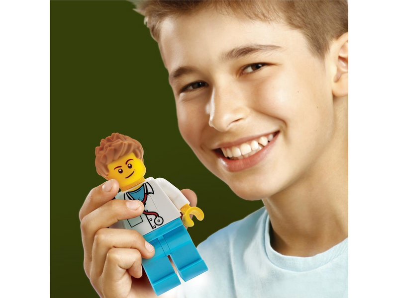 Euromic LEGO® ICONIC torch with LED light MALE DOCTOR 300%