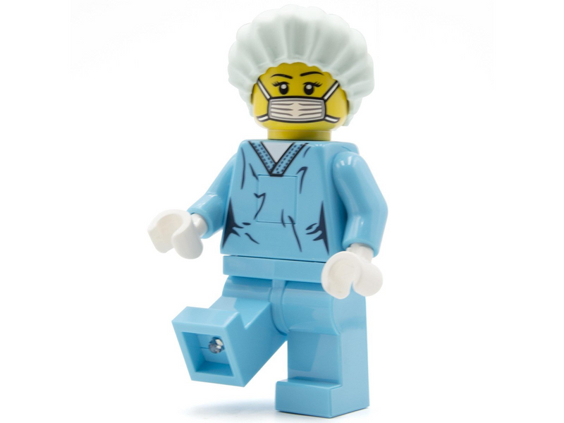 Euromic LEGO® ICONIC torch with LED light NURSE 300%