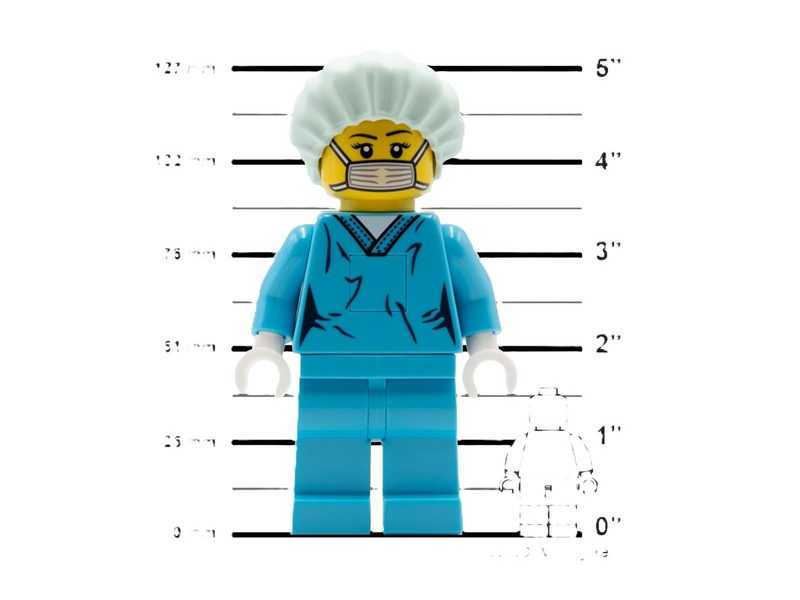 Euromic LEGO® ICONIC torch with LED light SURGEON 300%