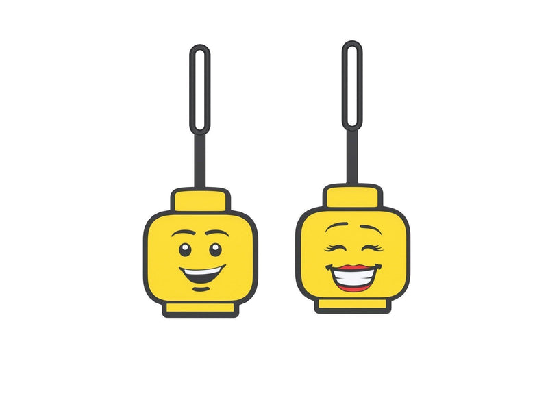 Euromic LEGO® ICONIC Luggage tag GIRL FACE
