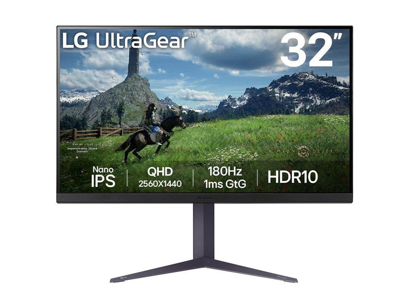 32" LG UltraGear 32GS85Q-B - 2560x1440 - 180Hz - Nano IPS - HDR10