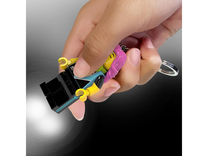 Euromic LEGO® Minifigures™ Keychain Light Gamer Girl