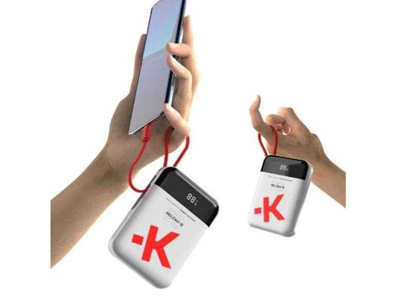 SKross Reload 10 Travel - 10.000 mAh Powerbank (Akku) - Weiß - 10000 mAh