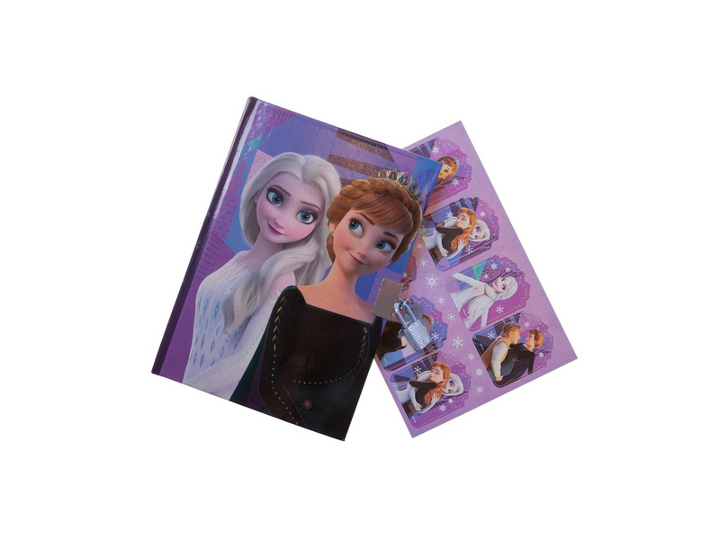 Euromic Diary w/lock 80 pastel coloured sheets 13.5 x 17.5 cm + surprise: 1 sheet of stickers