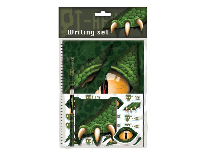 Euromic DINO T-REX writing set w/A5 spiral book