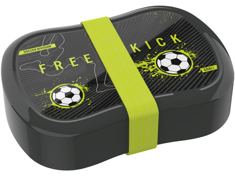 Euromic LUNCH BUDDIES Football lunch box w/strap