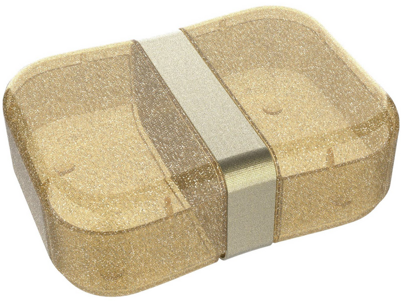 Euromic LUNCH BUDDIES Glitter lunch box w/strap GOLD
