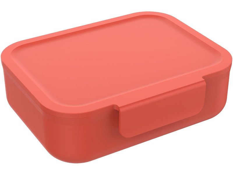 Euromic LUNCH BUDDIES Red lunch box w/clip lock & divide