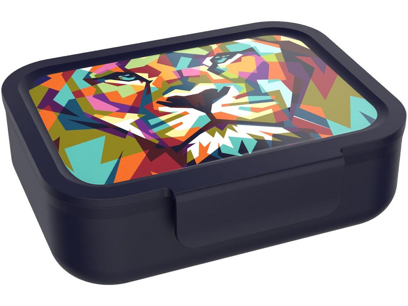 Euromic LUNCH BUDDIES Lion lunch box w/clip & divider