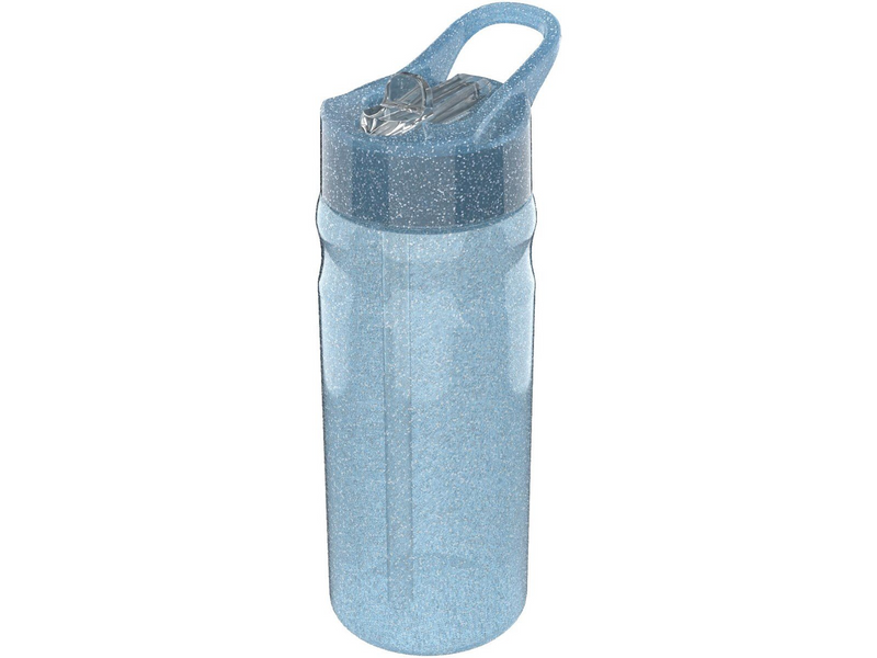 Euromic LUNCH BUDDIES Glitter water bottle BLUE 500ml