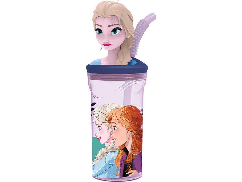 Euromic FROZEN II 3D figurine tumbler bottle 360 ml - NEW
