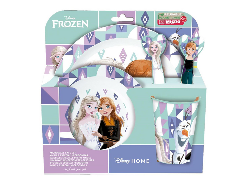 Euromic FROZEN 5-pcs. kids microwavable set