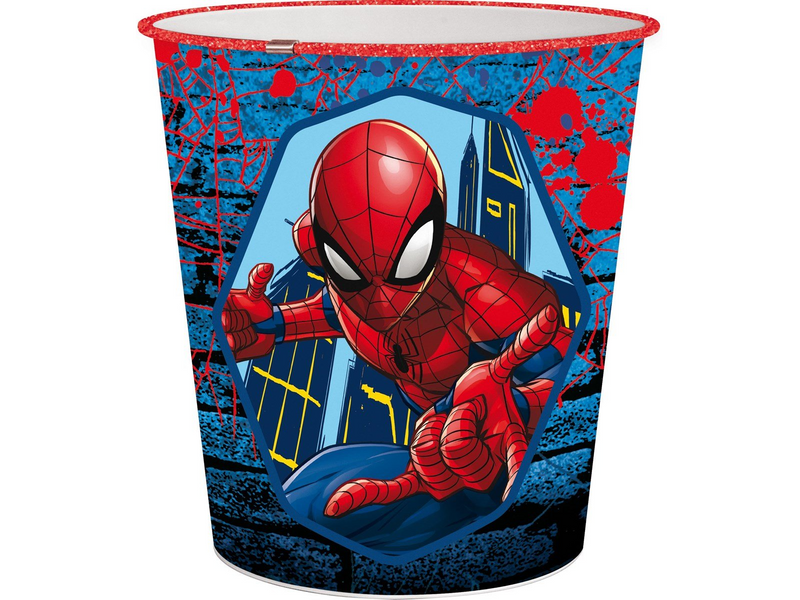 Euromic SPIDERMAN dustbin PP.dia. 21 cm H: 22.5 cm - NEW