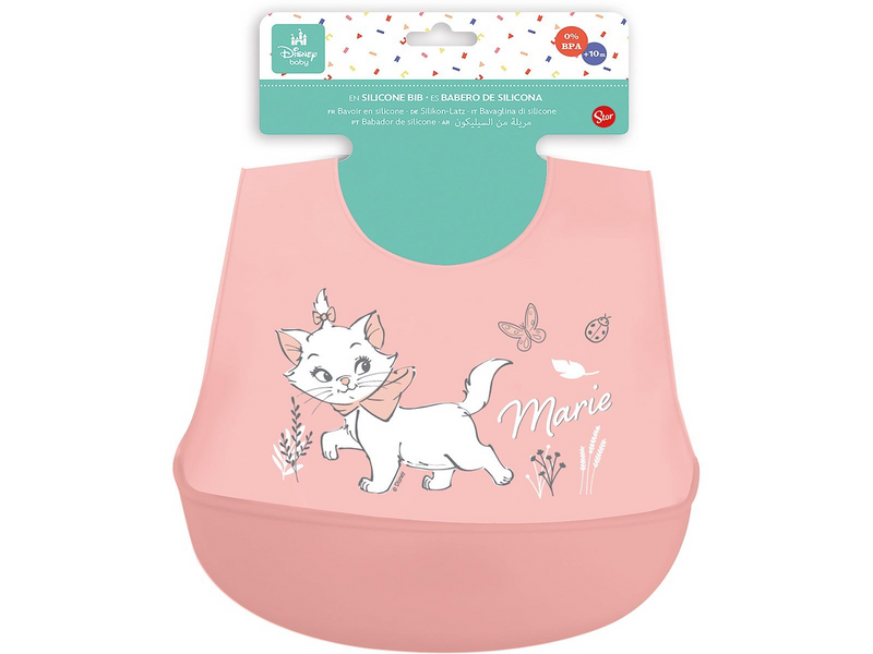 Euromic BABY Toddler 100% silicone Bib Disney Marie