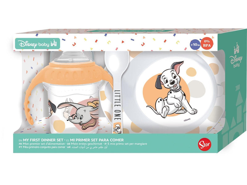 Euromic BABY 3-pc. GIFT BOX SET mug bowl & spoon.Disney