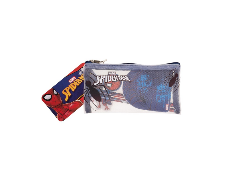 Euromic SPIDERMAN Filled mesh pencil pouch w/stationery
