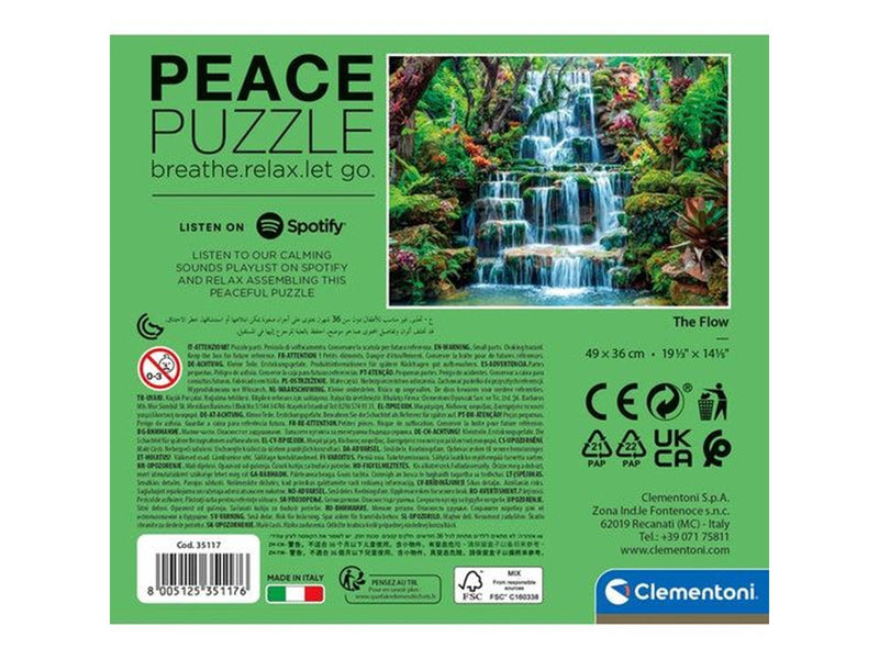 Clementoni Peace Collection Puzzle - The Flow (500)