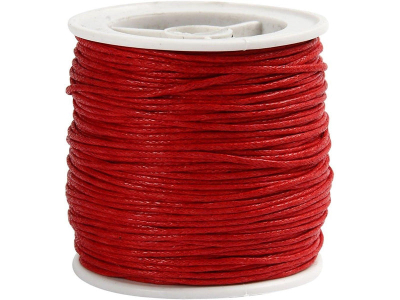 Creativ Company - Cotton cord Red 40m