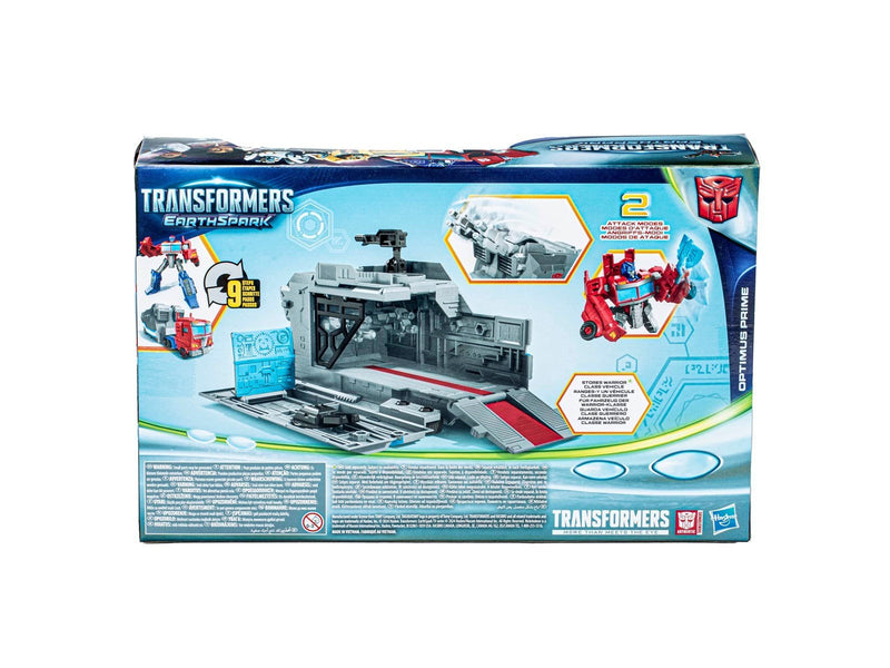Transformers EarthSpark Optimus Prime Battle Base Trailer 12.5 cm