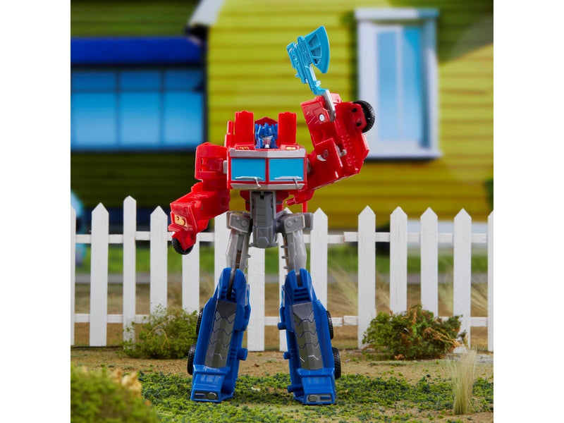Transformers EarthSpark Optimus Prime Battle Base Trailer 12.5 cm