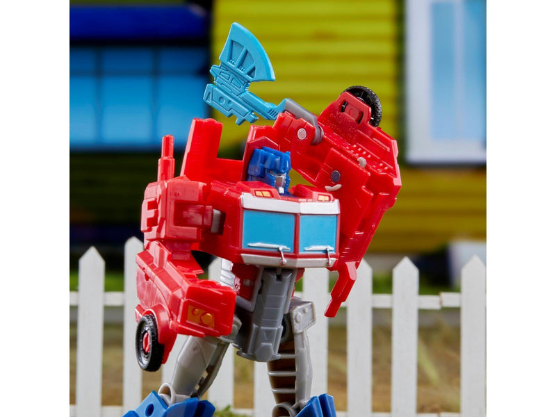 Transformers EarthSpark Optimus Prime Battle Base Trailer 12.5 cm