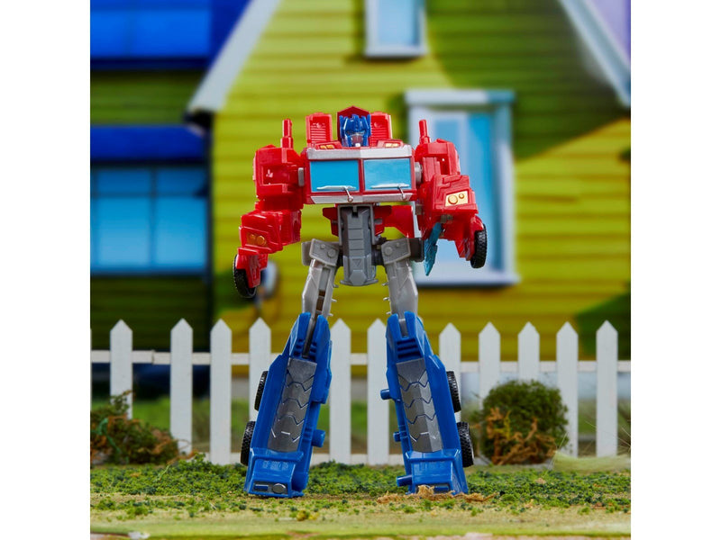 Transformers EarthSpark Optimus Prime Battle Base Trailer 12.5 cm