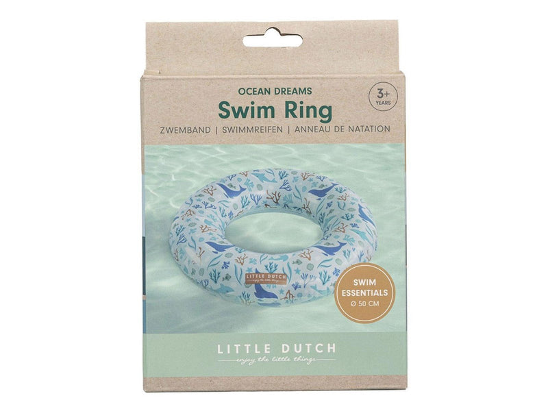 Little Dutch - Ocean Dreams Swim Ring Blue 50cm