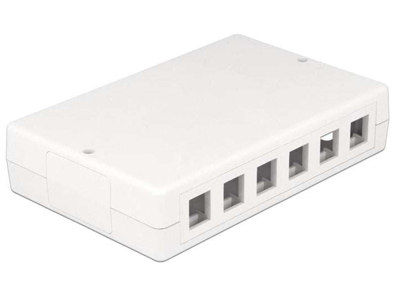 DeLOCK Keystone Surface Mounted Box 12-Port