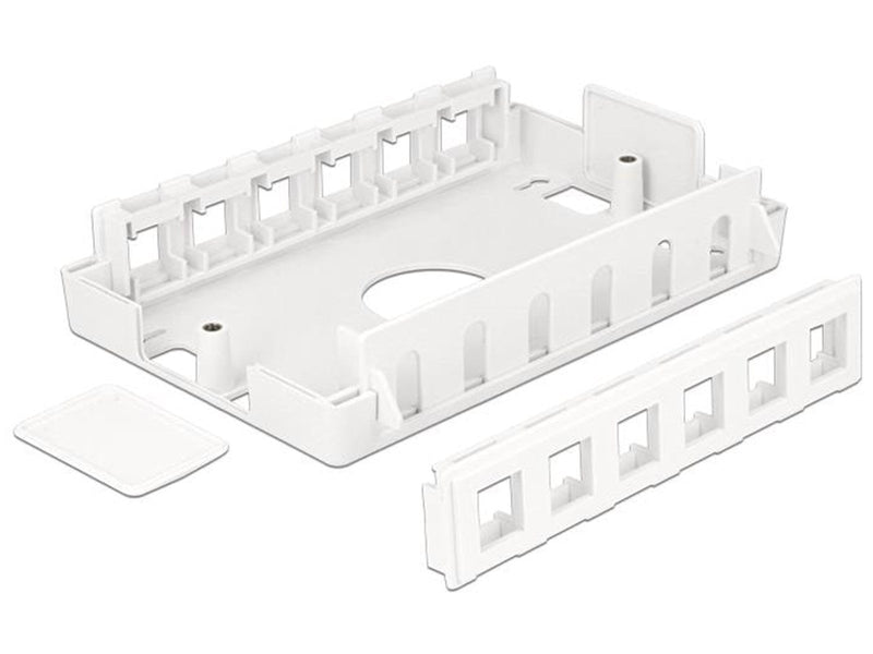 DeLOCK Keystone Surface Mounted Box 12-Port