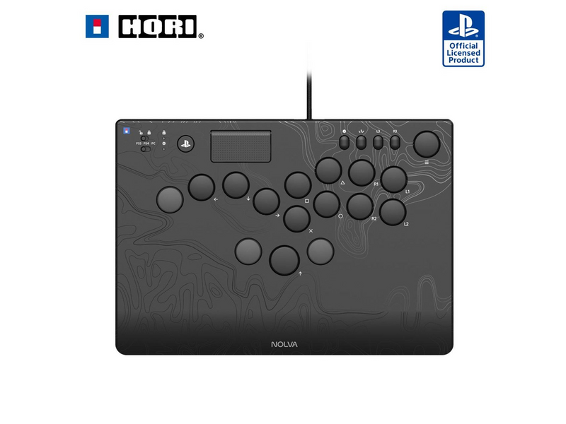 HORI NOLVA Mechanical All-Button Arcade Controller for PC & PS5 - Wired Controller - PC
