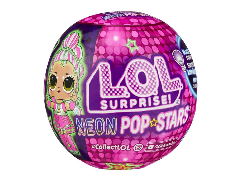 L.O.L. Neon Pop Stars Tots Assorted