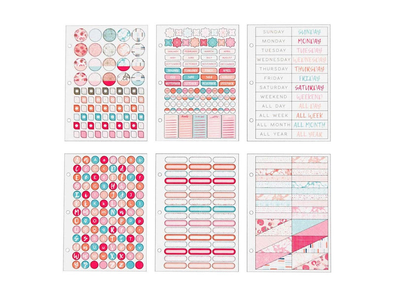 Creativ Company - Sticker book Watercolor A5 for Planner 578pcs.