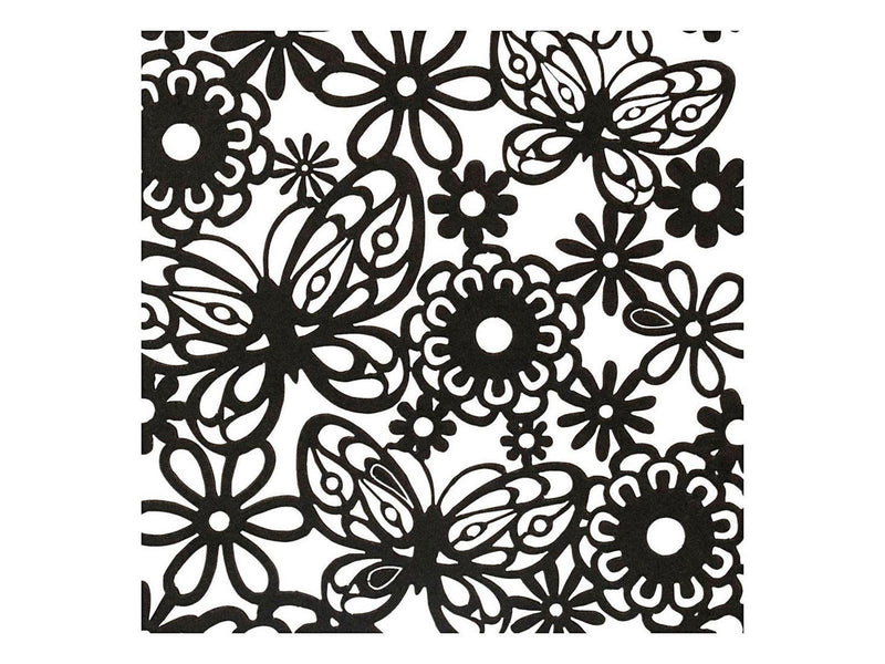 Creativ Company - Patterned Cardboard Black 10 pcs.