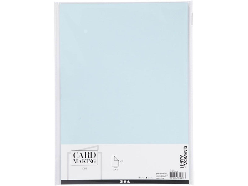 Creativ Company - Cardboard Light Blue A4 220g 10 pcs.
