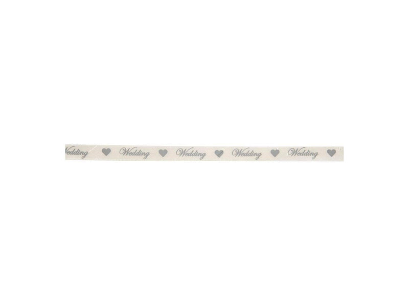 Creativ Company - Satin ribbon Off-white 10m