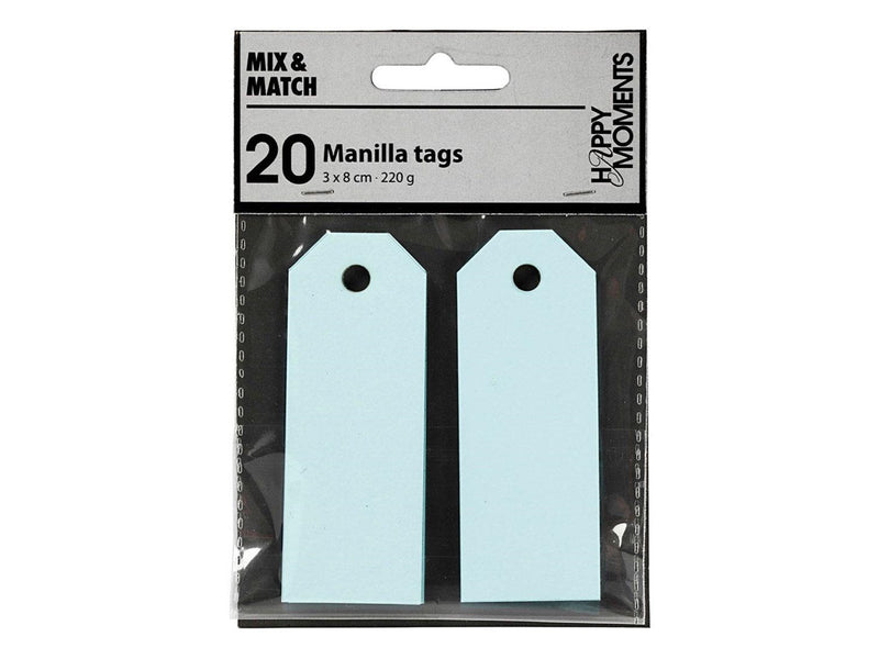Creativ Company - Manila Labels Light Blue 20 pcs.